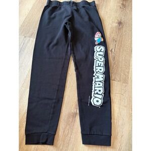 Super Mario Joggers Nintendo‎ Graphic Print Sweatpants Black Youth XL (18/20)